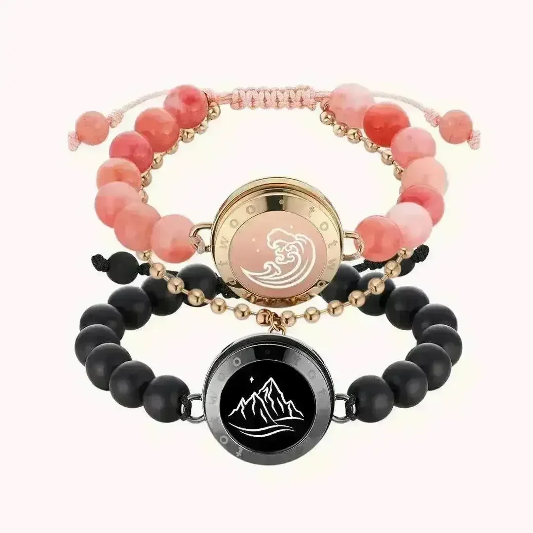 Long Distance Couple Love Bracelets (Set of 2) - Image 49