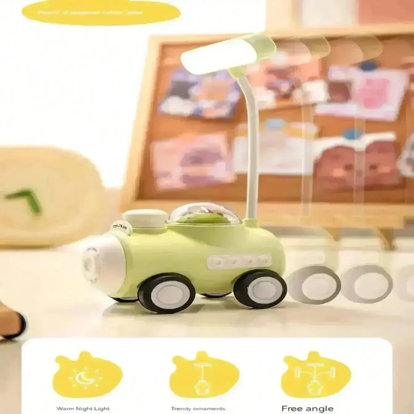 Train LED Table Lamp with Pencil Sharpener - Image 7