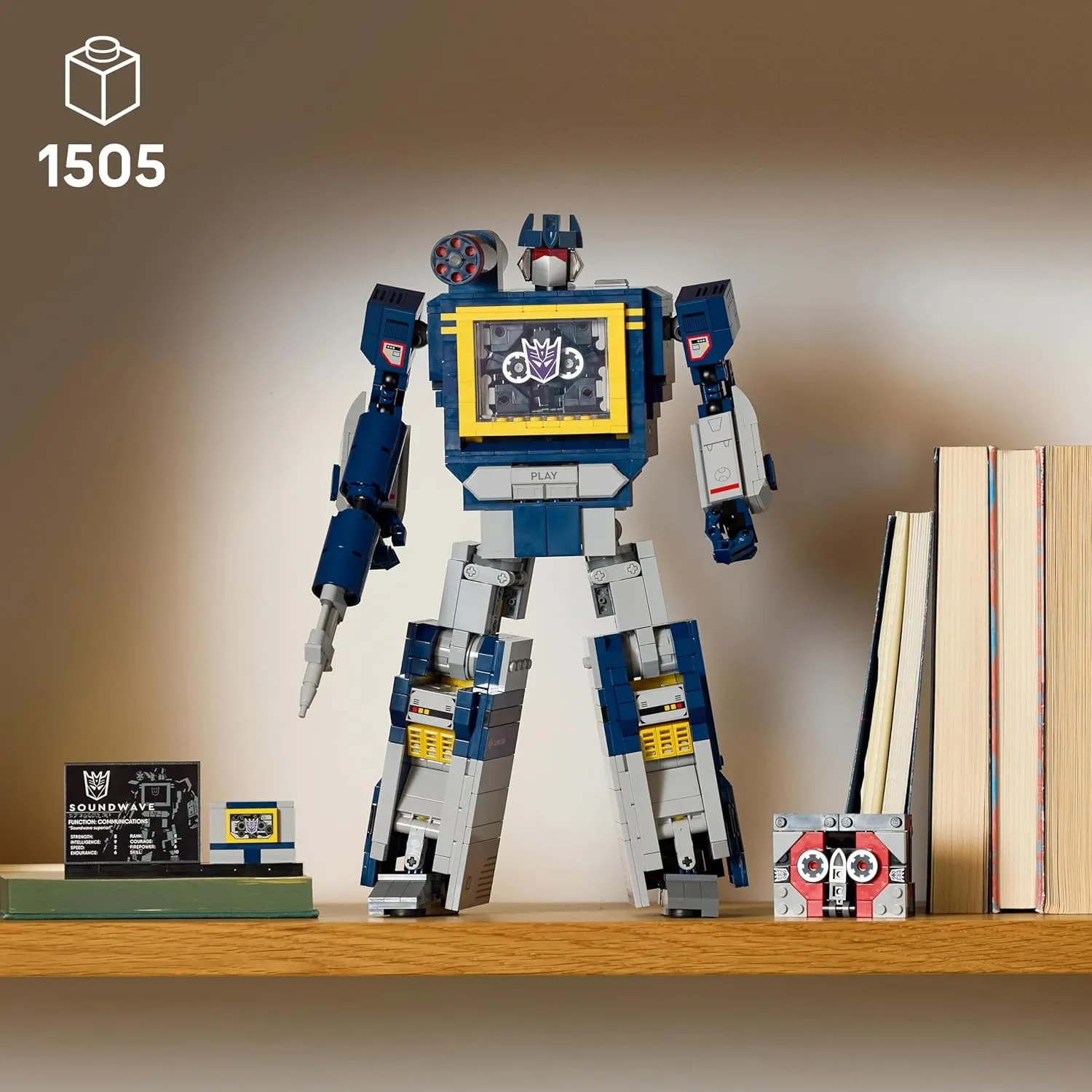 Transformers Soundwave 2 in 1 Building Blocks (1505 Pcs) - Image 2