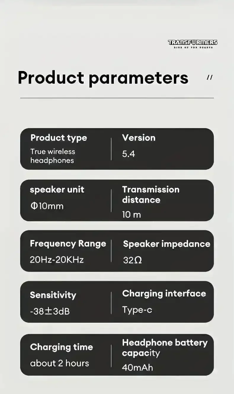 Transformers TF-T10 TWS Advanced New Gen Earphones - Image 18