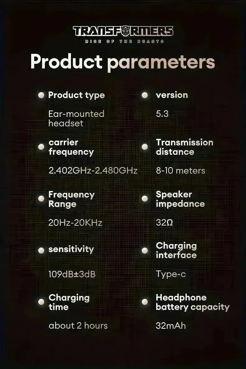Transformers TF-T13 TWS Earphones - Image 12
