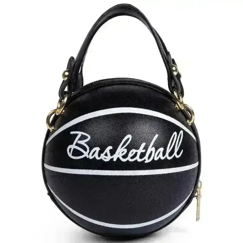 Trendy Basketball Shaped Crossbody Bag - Image 12