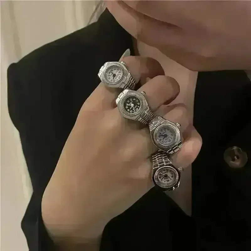 Trendy Finger Ring Watch - Image 3