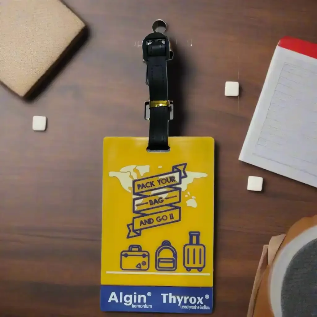 Trendy Travel Themed Luggage Tags - Image 12