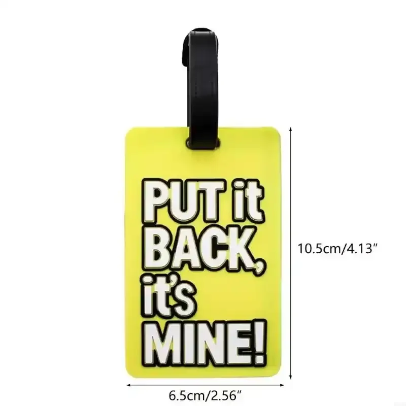 Trendy Travel Themed Luggage Tags - Image 16