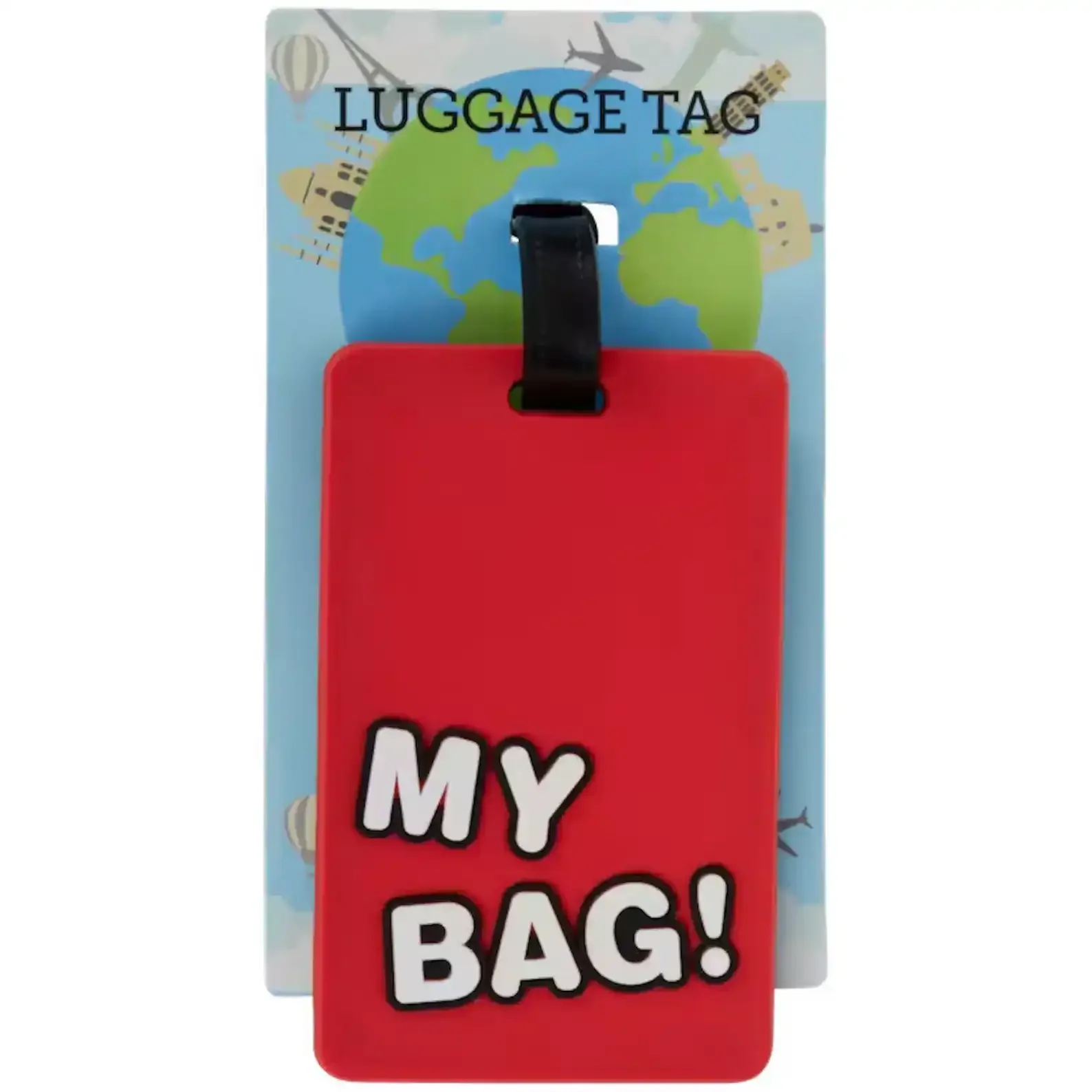 Trendy Travel Themed Luggage Tags - Image 17