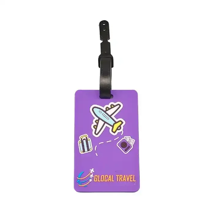 Trendy Travel Themed Luggage Tags - Image 19