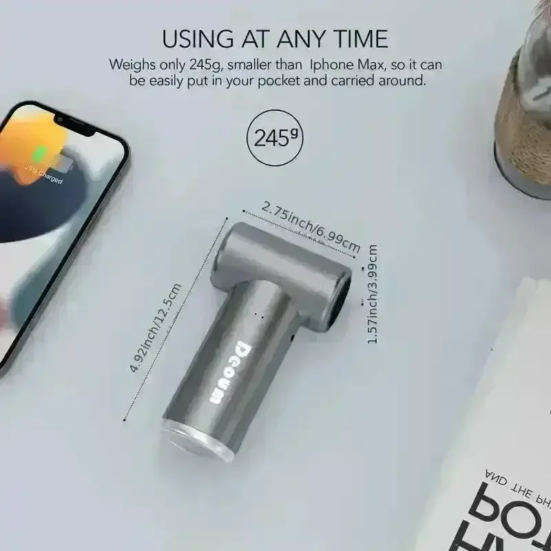 Turbo Speed Mini Portable Hair Dryer - Image 6