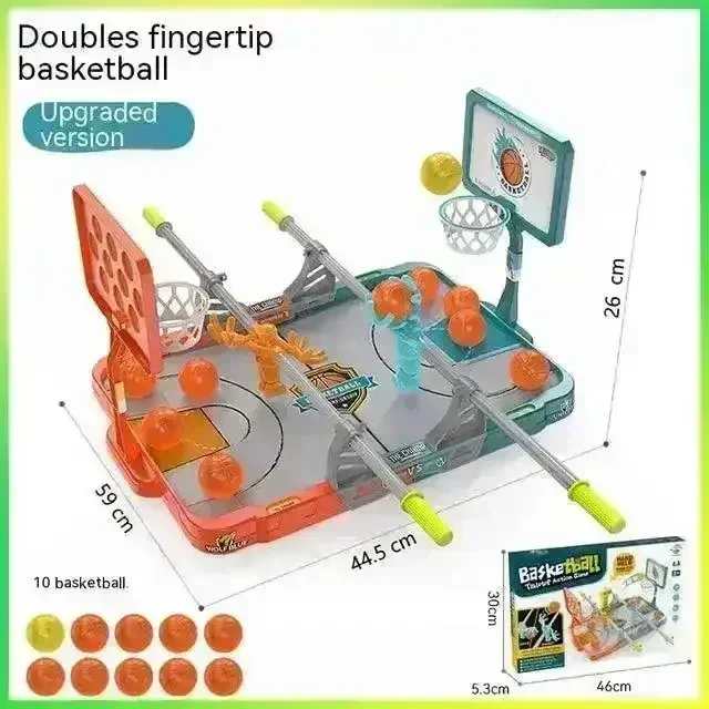 Two-Player Desktop Fooseball Style Basketball - Image 9