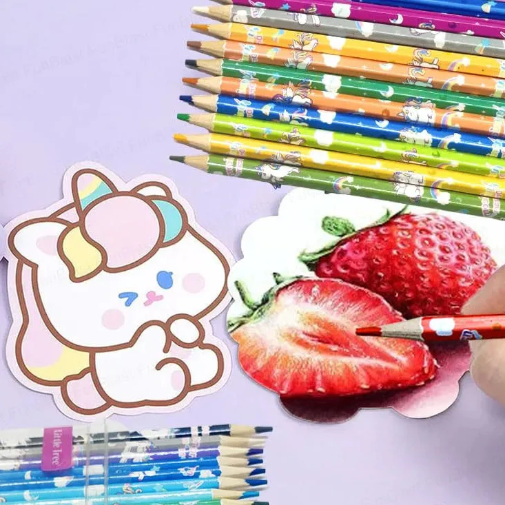 Unicorn Colour Pencil Set for Kids (24 Pcs) - Image 5