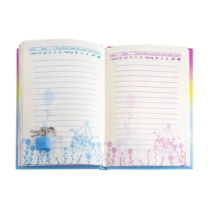 Unicorn Dreams A5 Diary With Lock - Image 2