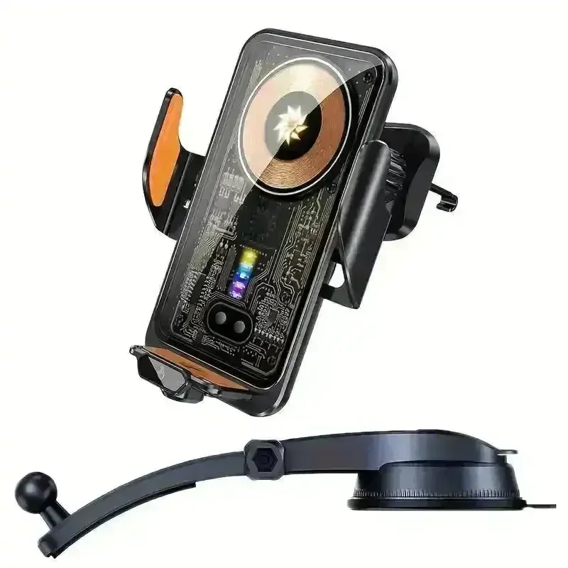 Universal 15W Wireless Car Charger Mount - Image 8