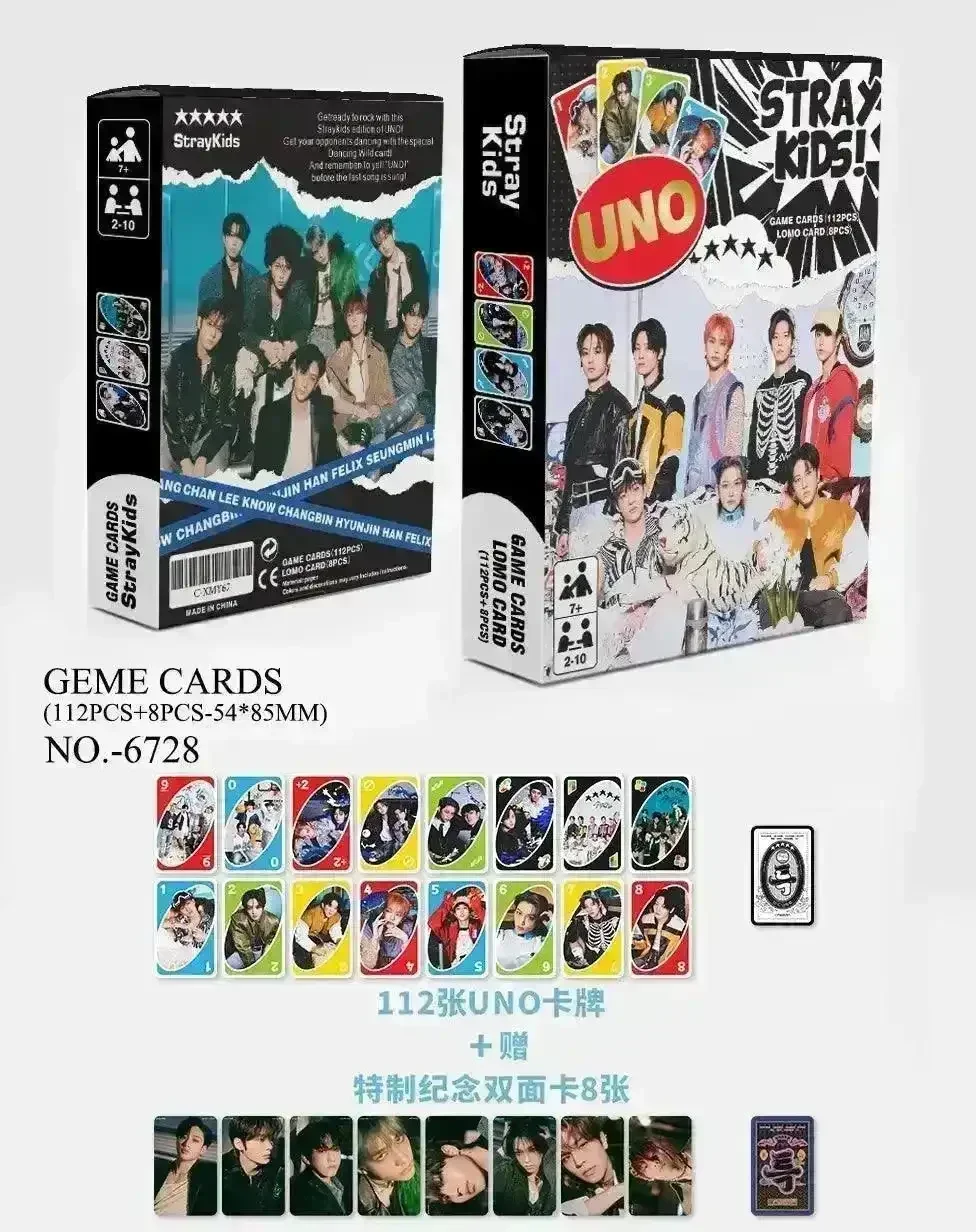 UNO BTS Stray Kids Card Game - Image 3
