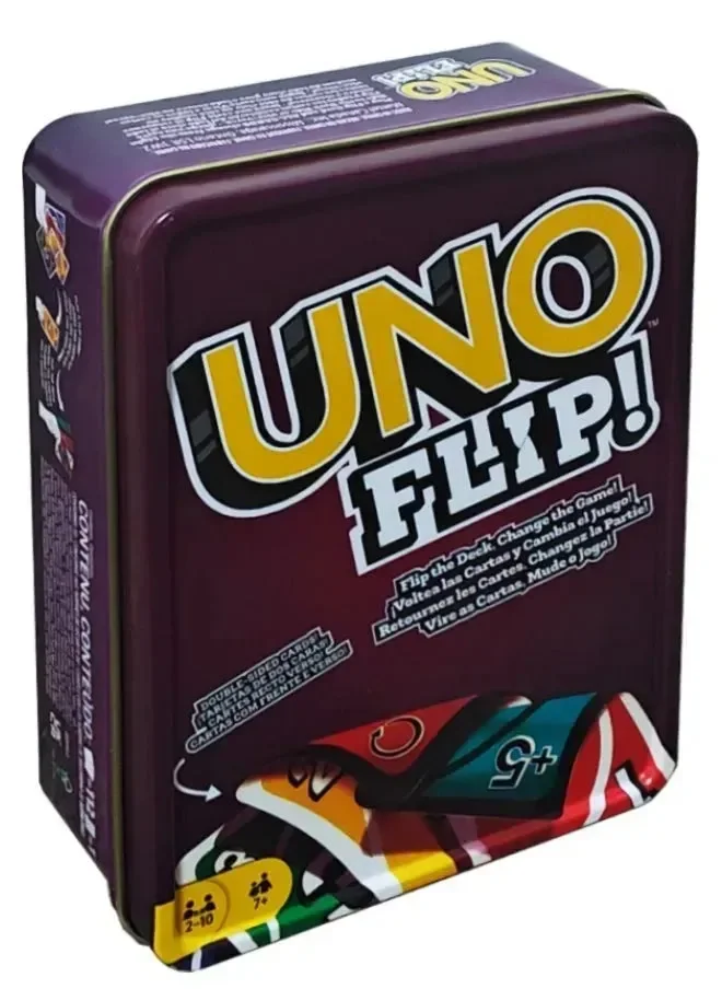 UNO Flip Card Game (Tin Box Edition) - Image 9