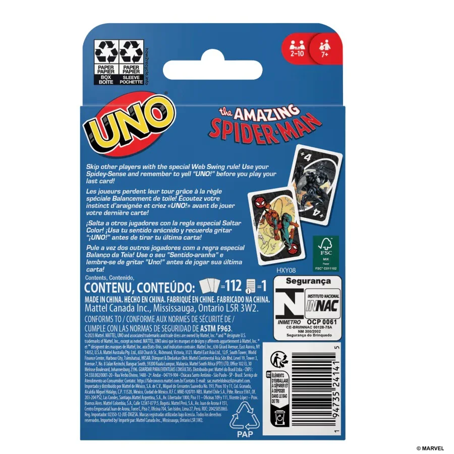 UNO The Amazing Spiderman Card Game - Image 6
