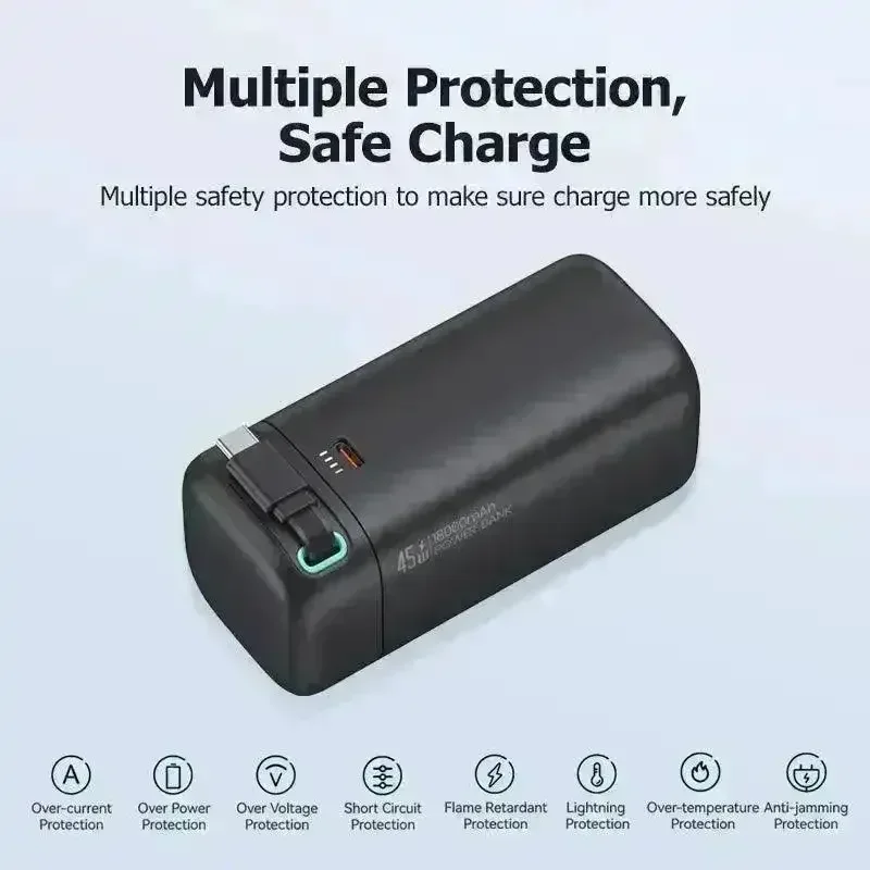 USAMS Magnetic 45W Power Bank (18000 mAh) - Image 6