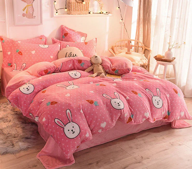 Velvet Bunny Burrow Bedding Set - Image 4