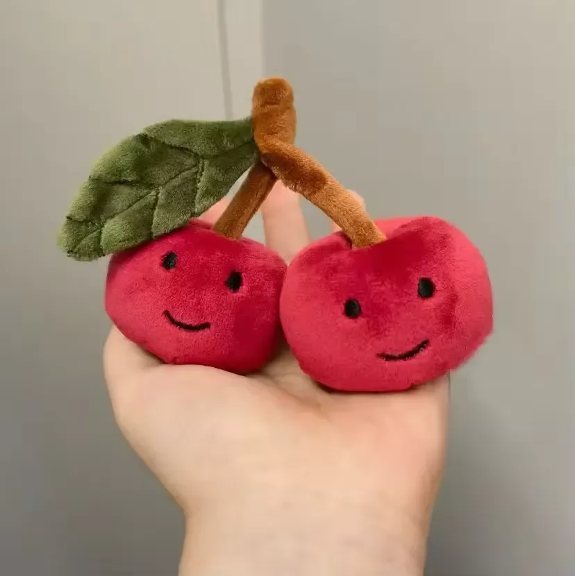JC Velvety Dual Cherry Pluck Keychain - Image 6