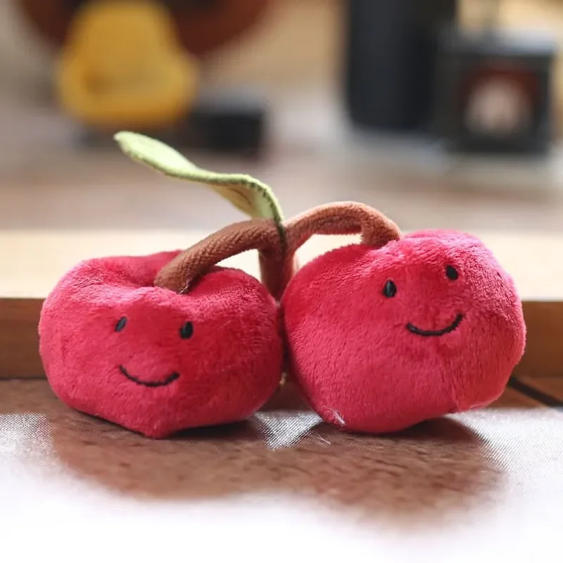 JC Velvety Dual Cherry Pluck Keychain - Image 8