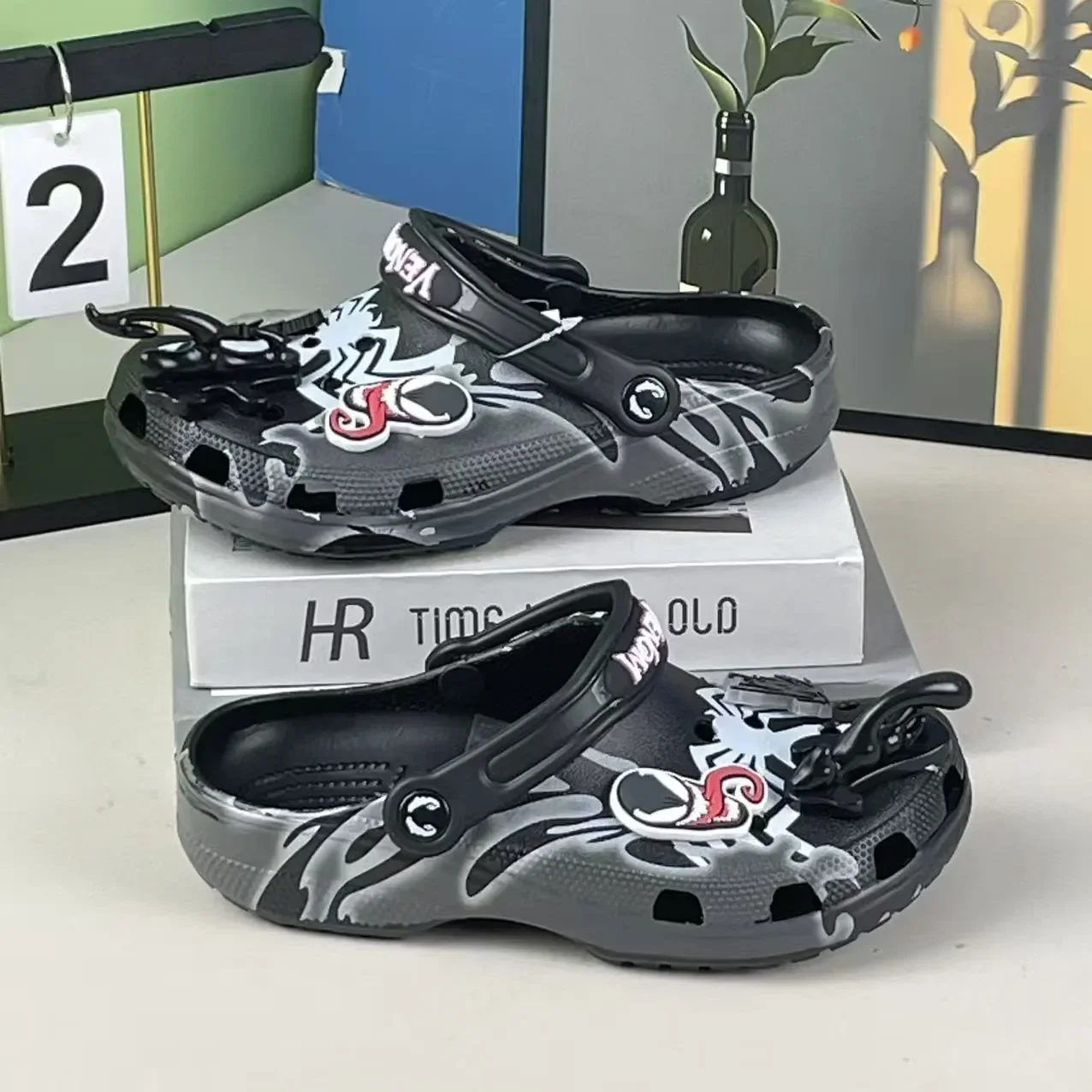 Venom Symbiote Comfy Clogs - Image 3