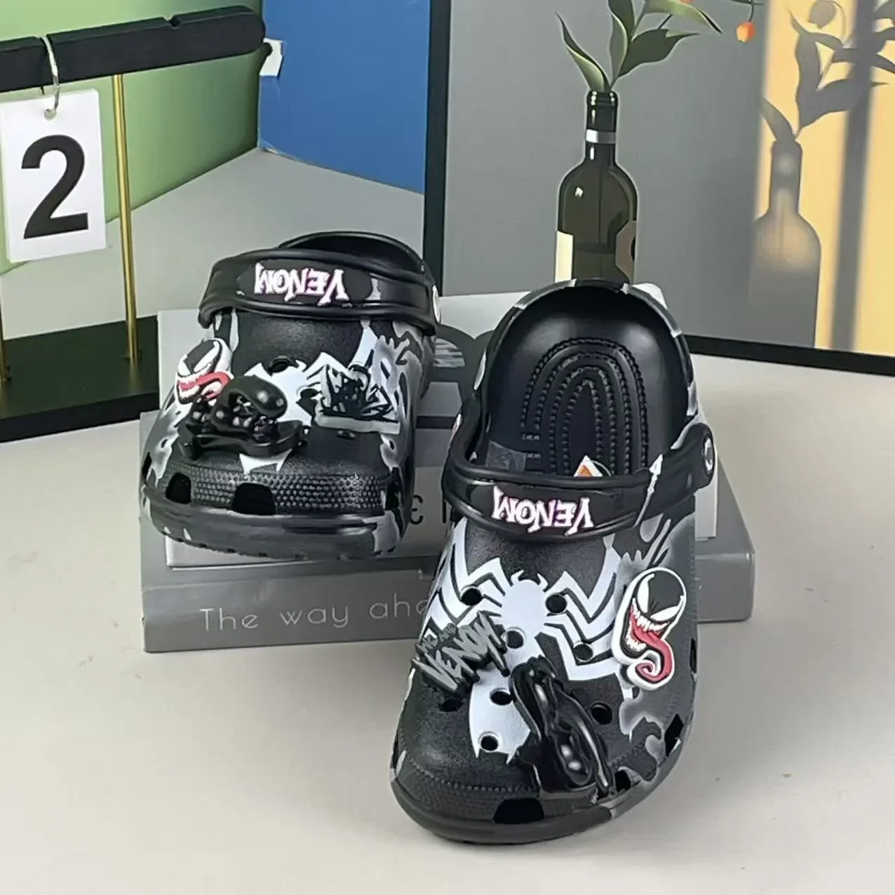 Venom Symbiote Comfy Clogs - Image 5