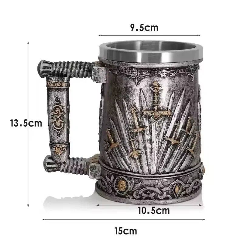 Viking Swords Throne Mug (600 ml) - Image 5