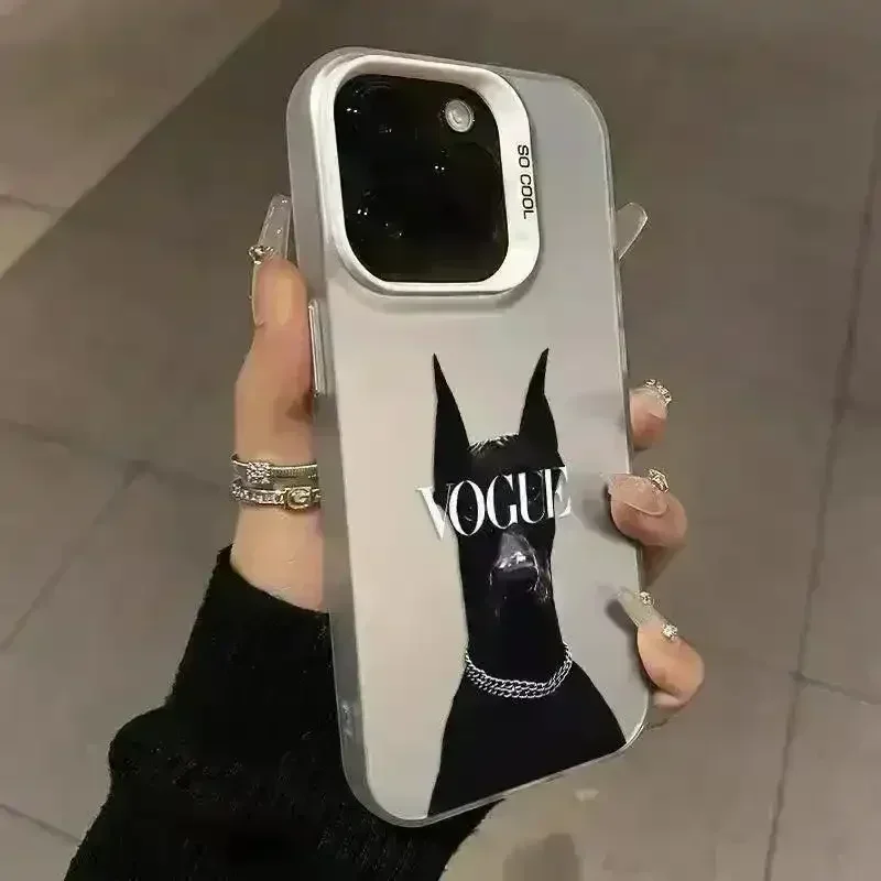 Vogue Dog Girls Phone Case (For iPhones) - Image 2