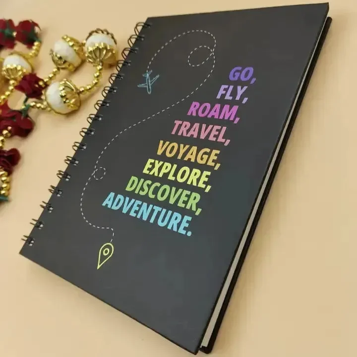 Wanderlust Whispers A5 Diary - Image 2