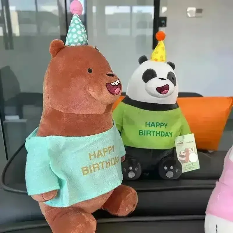 We Bare Bears Happy Birthday Edition Plushies - Image 4