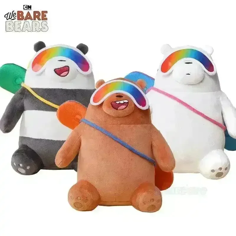 We Bare Bears Winter Ski Plushies (25 cm) - Image 3