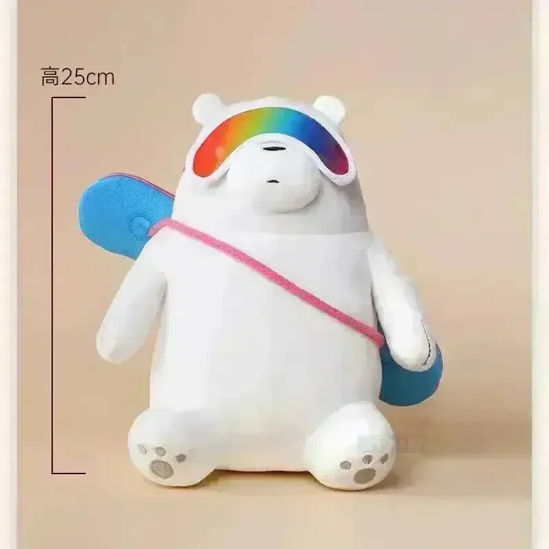 We Bare Bears Winter Ski Plushies (25 cm) - Image 6