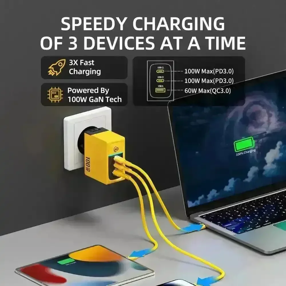 Wekome 100W QC 4.0 GaN Charger - Image 2