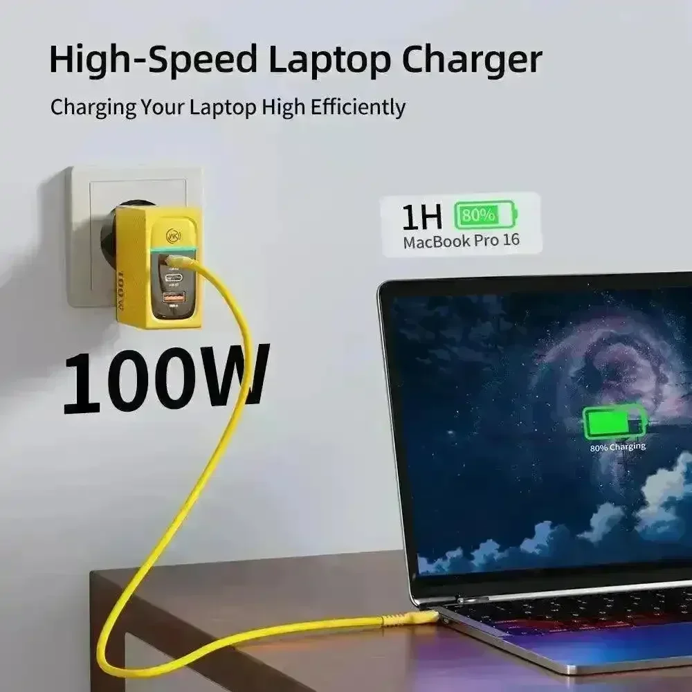 Wekome 100W QC 4.0 GaN Charger - Image 3