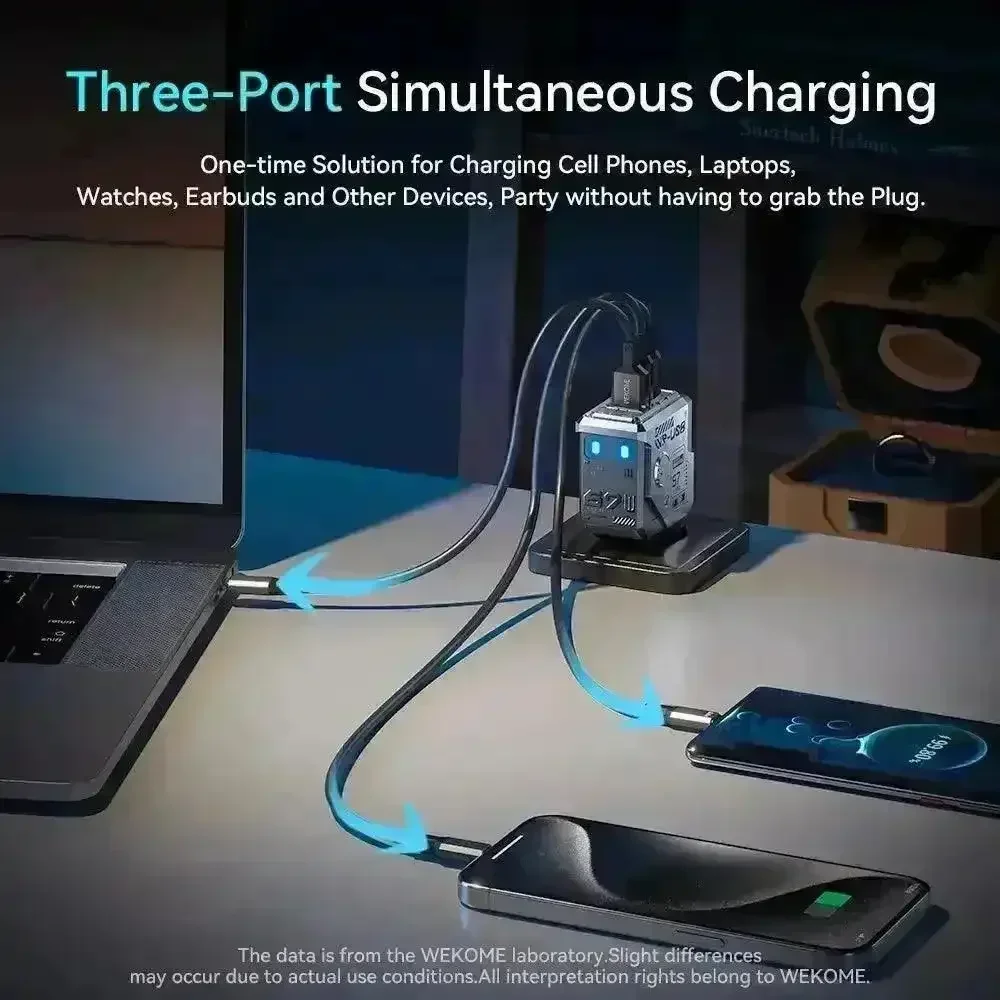 WEKOME Robot 67W GaN Charger - Image 4