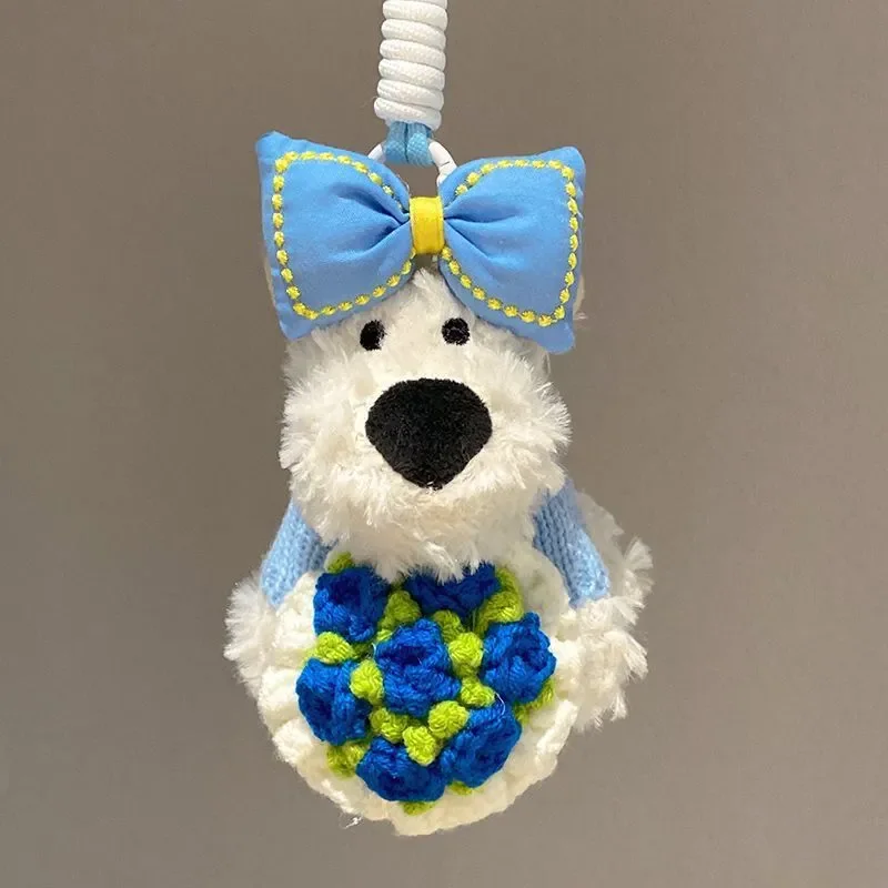 West Highland Floral Gift Plush Keychain - Image 8