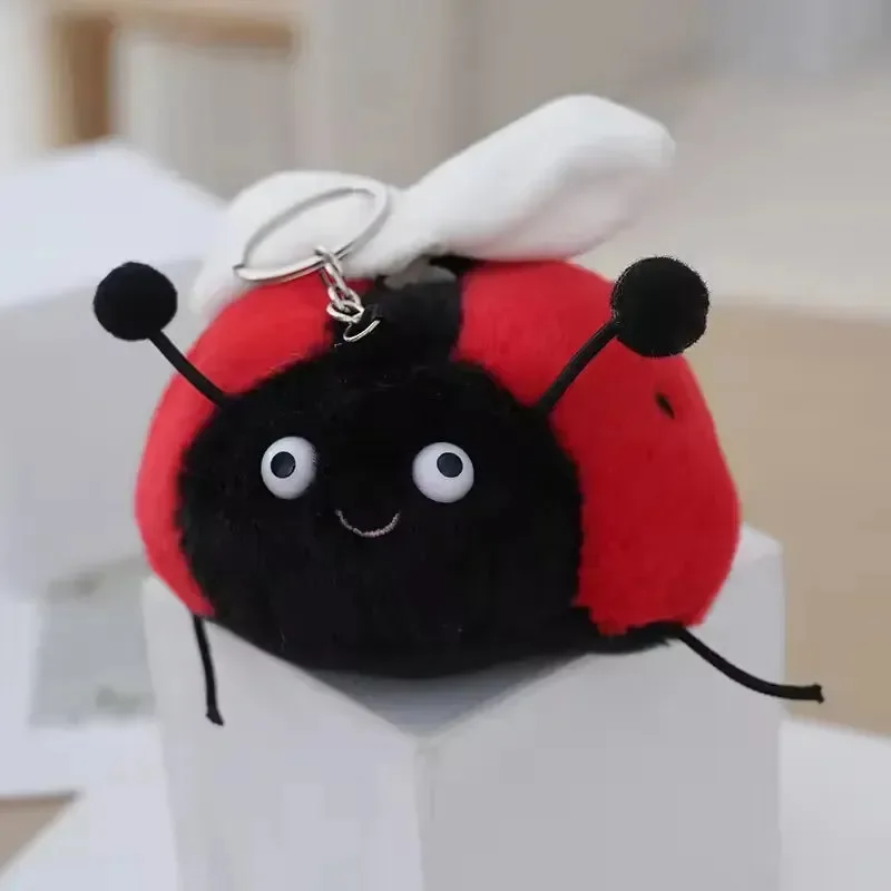 Whimsical Wings Plush Ladybug Keychain - Image 8