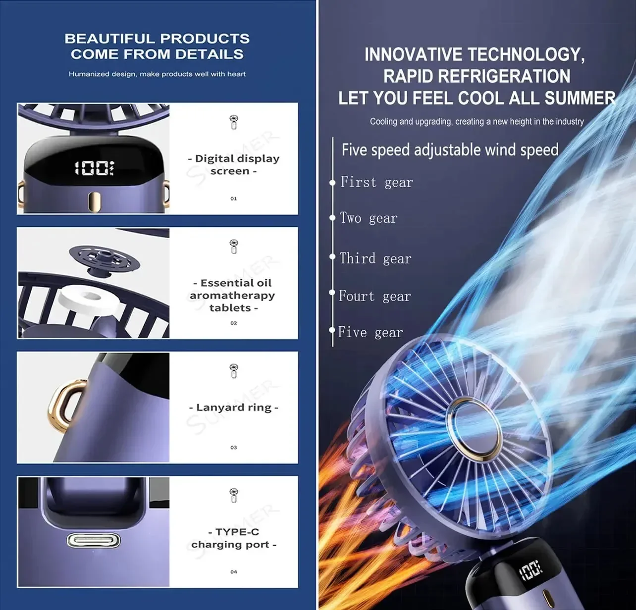 Whirlwind Go LED Portable Fan - Image 6