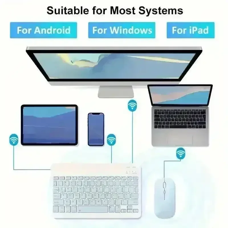 WhisperGlide Pro Wireless Keyboard & Mouse Combo - Image 5