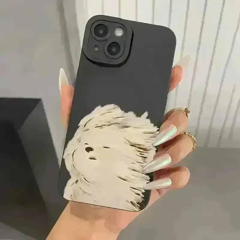 Wind in Hair Dog Phone Case (For iPhones) - Image 2