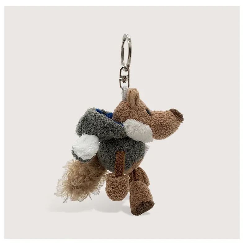Wolf as Sheep Plush Keychain - Image 4