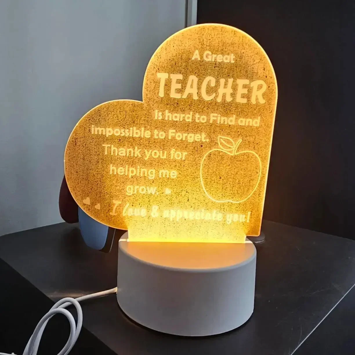 Words of Light DIY Acrylic Night Light - Image 4