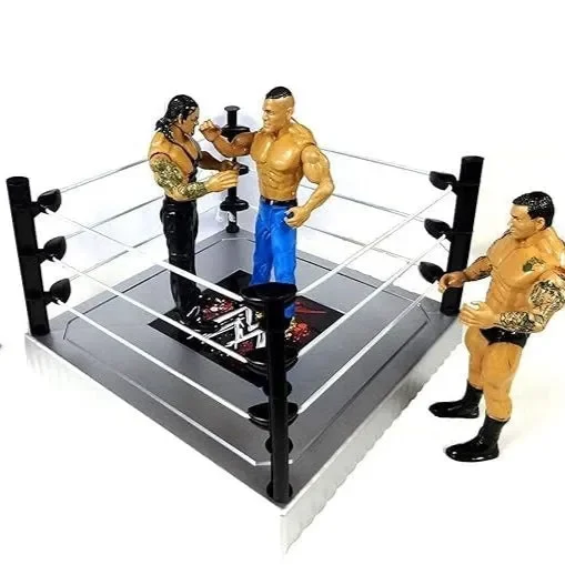 Wrestling Showdown Ring Setup with Figures - Image 7