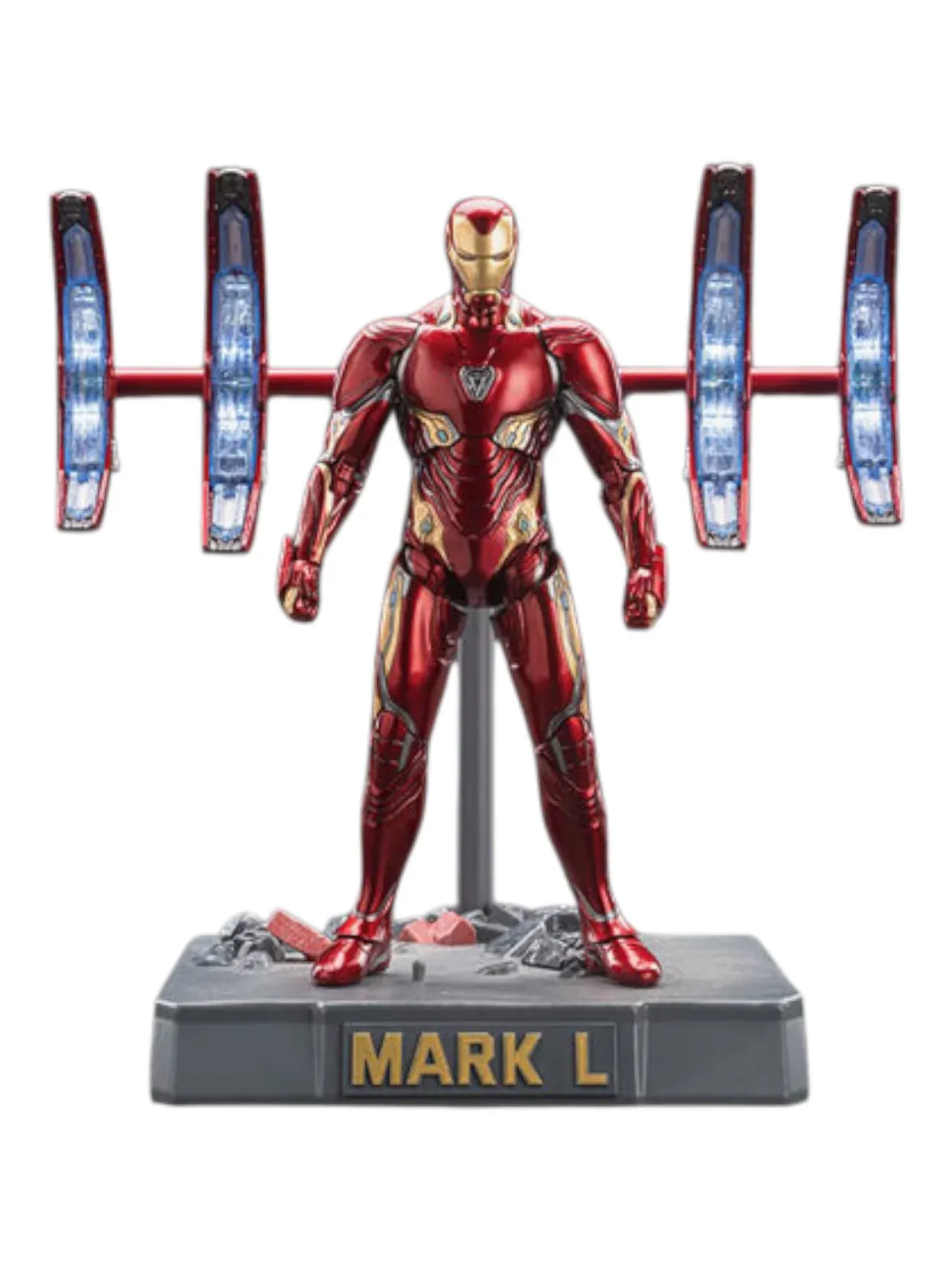 ZD Toys Iron Man MK50 Nano Tech Action Figure - Image 4