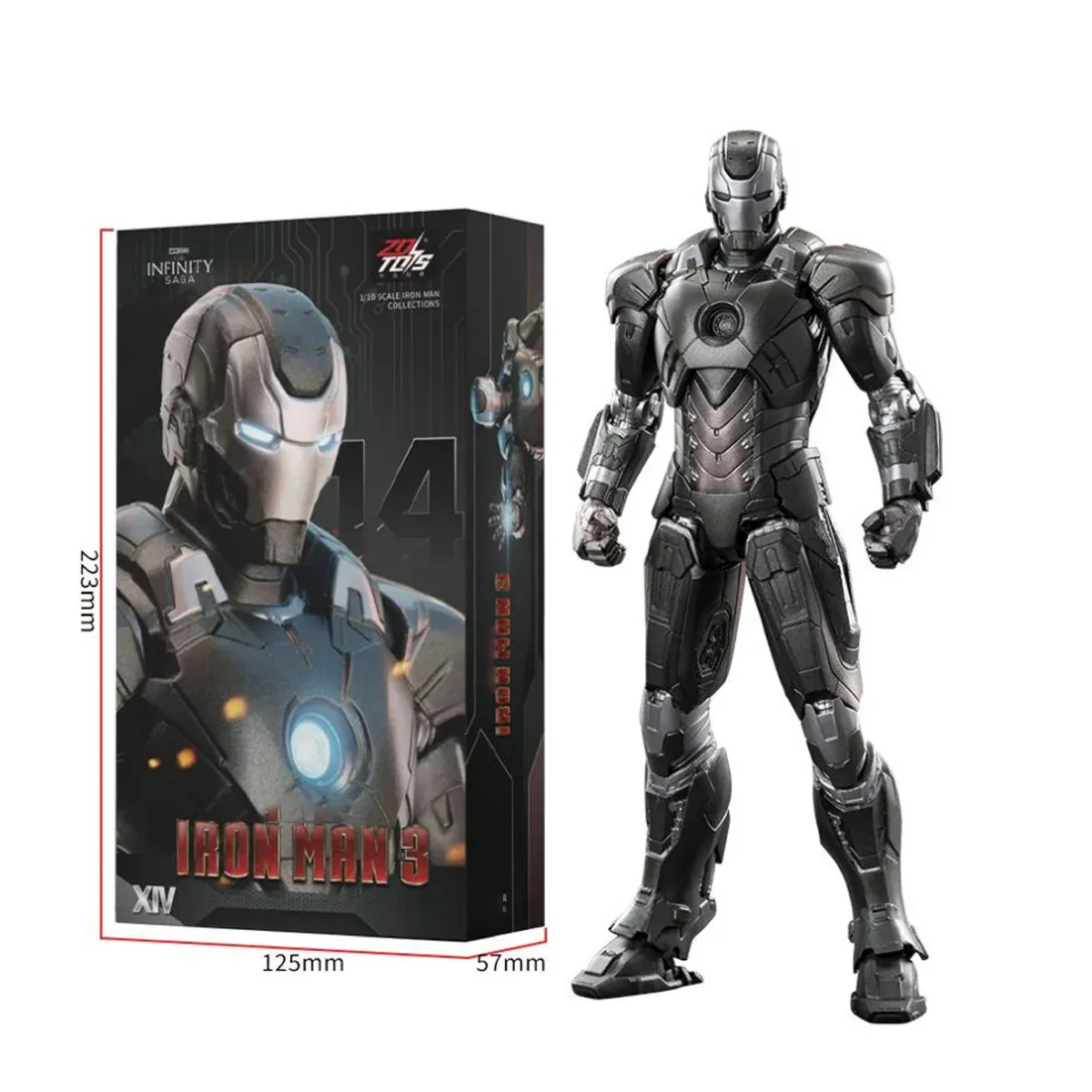 ZD Toys Iron Man Sneaky MK15 Action Figure - Image 10