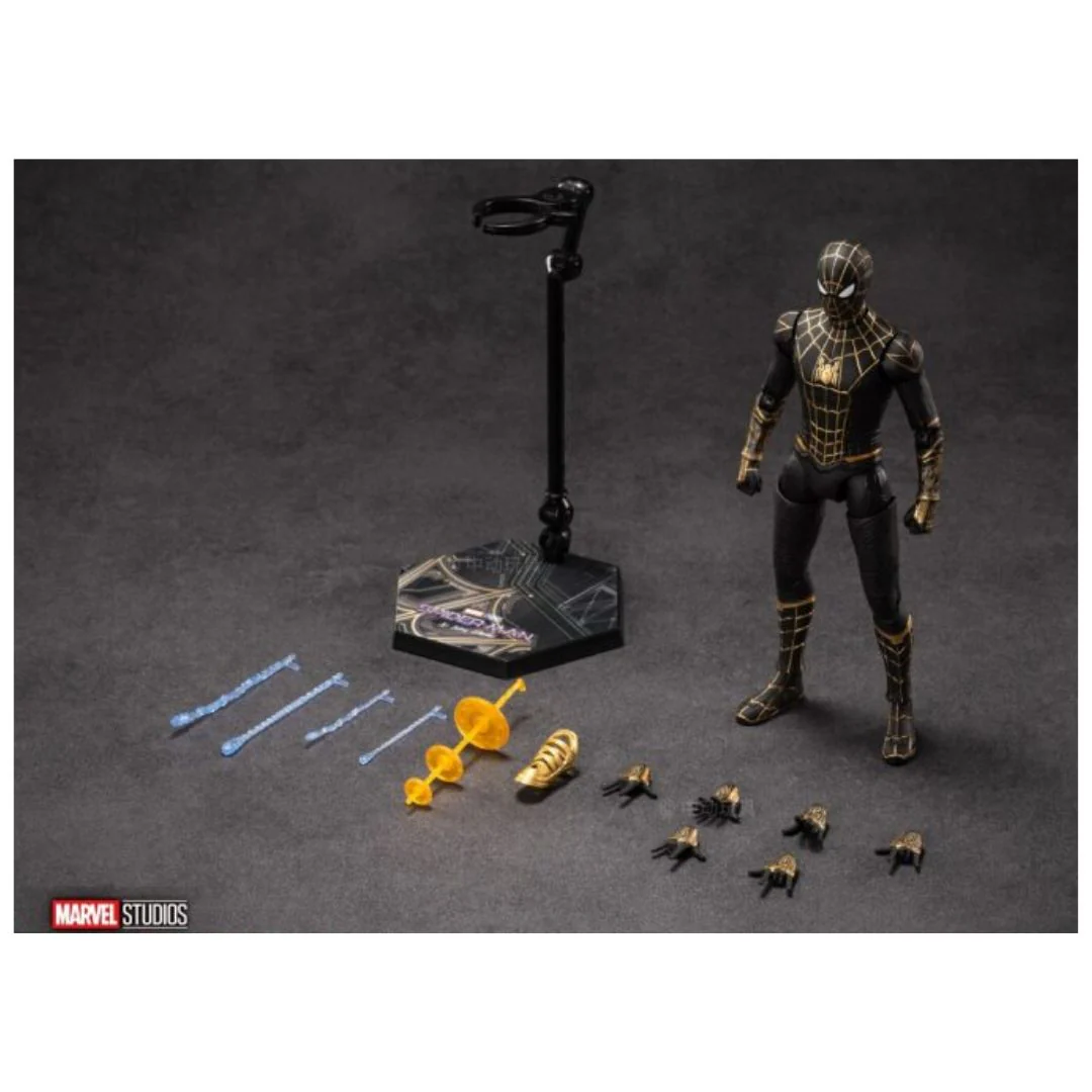 ZD Toys Spider-Man Black & Gold Suit Action Figure - Image 10