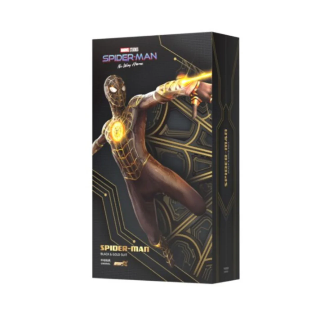 ZD Toys Spider-Man Black & Gold Suit Action Figure - Image 13