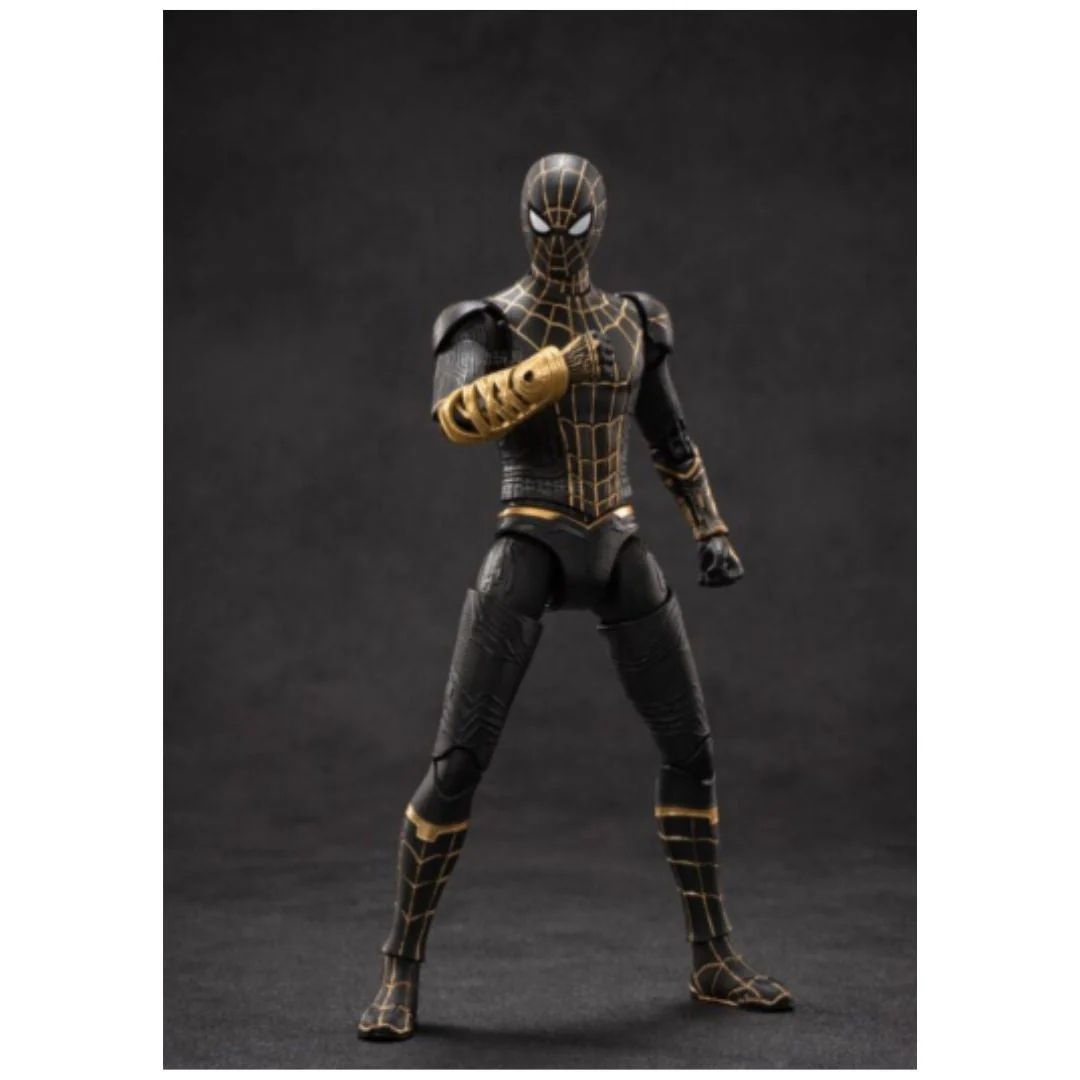 ZD Toys Spider-Man Black & Gold Suit Action Figure - Image 3