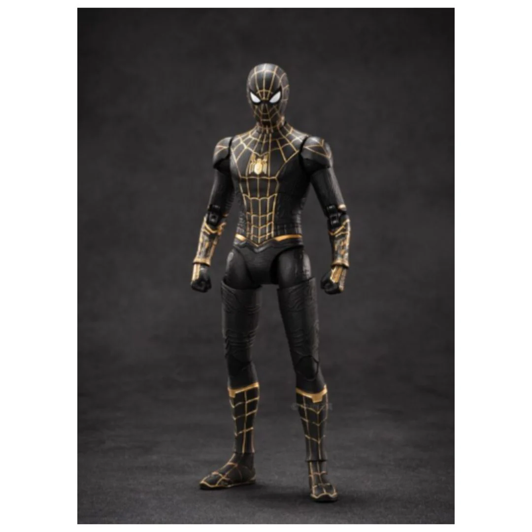 ZD Toys Spider-Man Black & Gold Suit Action Figure - Image 4