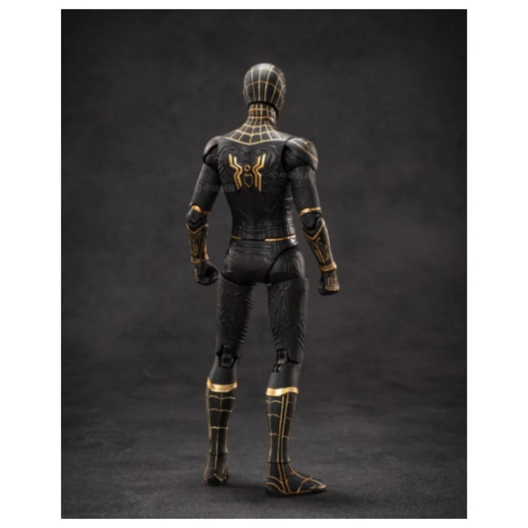 ZD Toys Spider-Man Black & Gold Suit Action Figure - Image 5