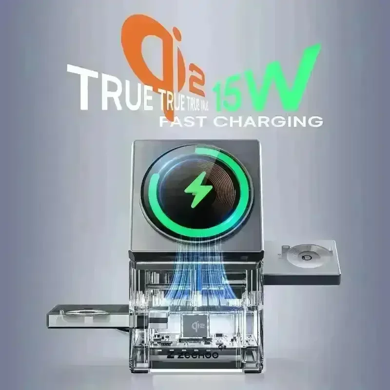Zeehoo CubeTrick-X 3-in-1 Wireless Charging Station - Image 7